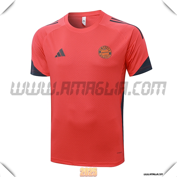 T Shirt Allenamento Bayern Monaco Grigio/Arancia 2025 2026