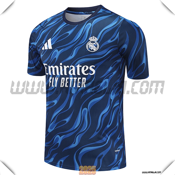 T Shirt Allenamento Real Madrid Blu 2025 2026 -03