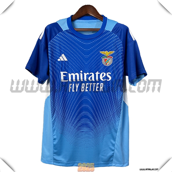 T Shirt Allenamento S.L.Benfica Blu 2025 2026