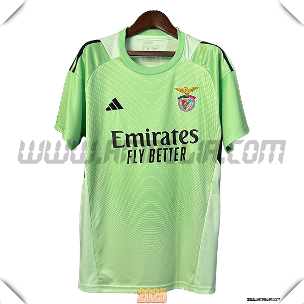 T Shirt Allenamento S.L.Benfica Verde 2025 2026