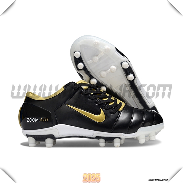 Nike Scarpe Da Calcio T90 FG Nero/Giallo -02