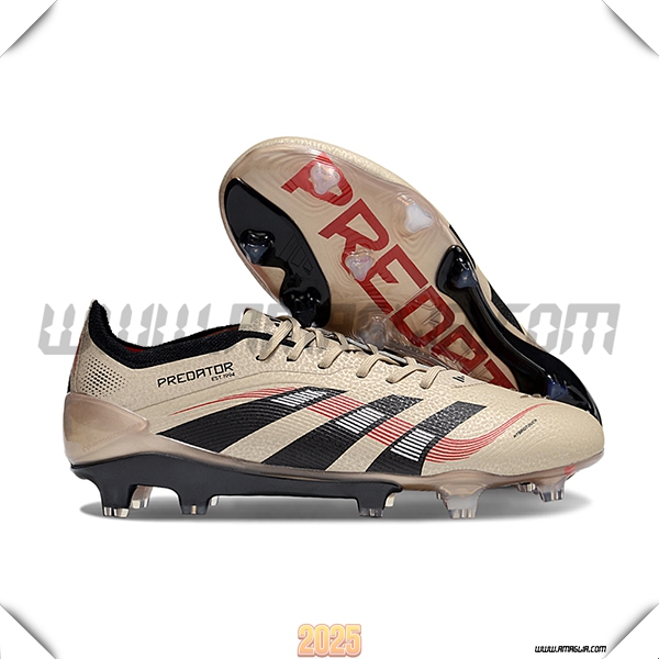 Adidas Scarpe Da Calcio 25 Predator Elite FG Marrone/Nero/Rosso