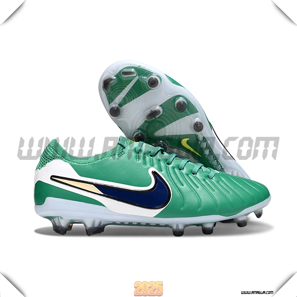 Nike Scarpe Da Calcio Tiempo Legend X Elite FG Verde/Blu/Bianco