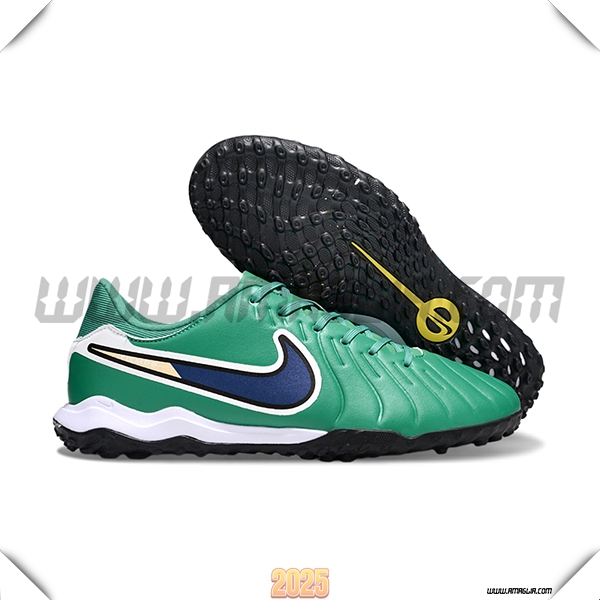 Nike Scarpe Da Calcio Tiempo Legend X Academy TF Verde/Blu/Bianco