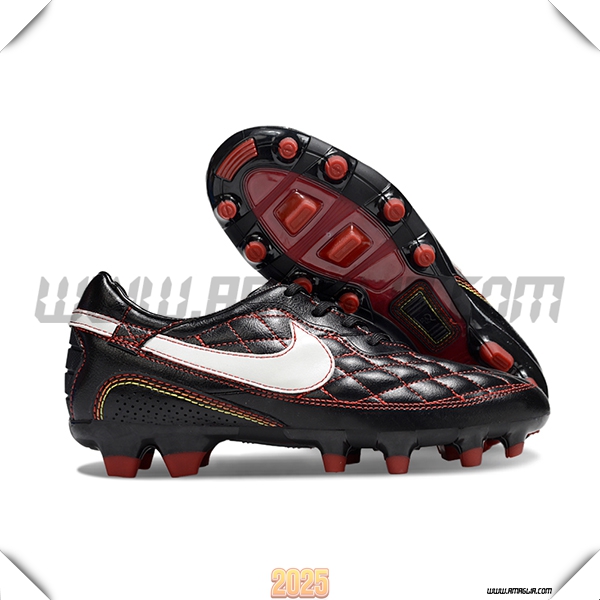 Nike Scarpe Da Calcio Tiempo Legend R10 Elite FG Nero/Rosso/Bianco