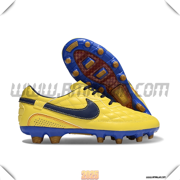 Nike Scarpe Da Calcio Tiempo Legend R10 Elite FG Giallo/Blu