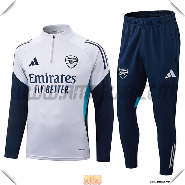 Tuta Calcio Arsenal Grigio/Blu 2025 2026