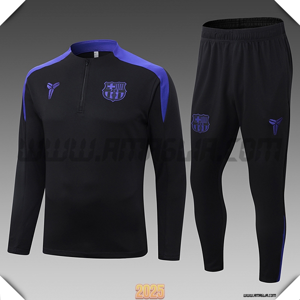 Tuta Calcio FC Barcellona Bambino Rosso/viola 2025 2026