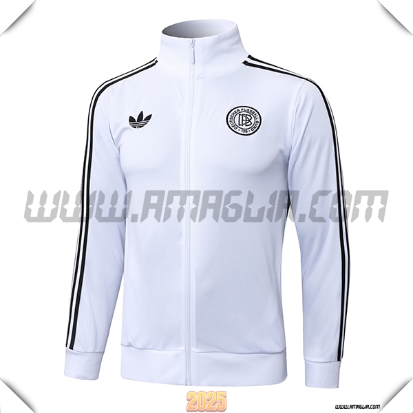 Giacca Calcio Germania Bianco/Nero 2025 2026