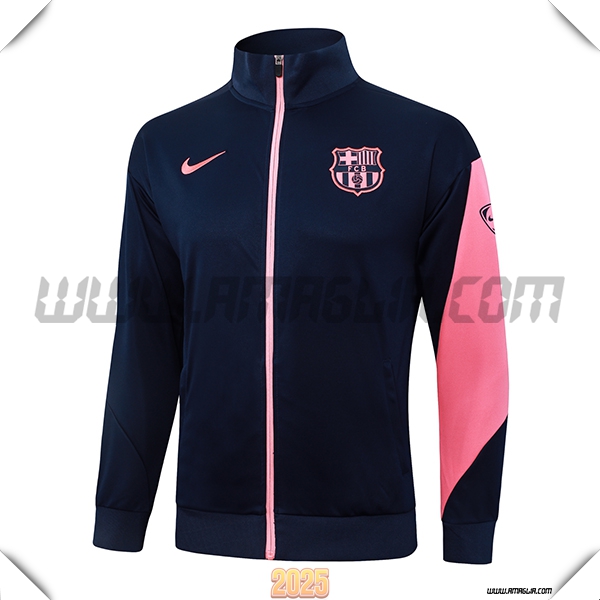 Giacca Calcio FC Barcellona Blu/Rosa 2025 2026
