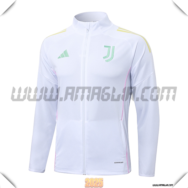 Giacca Calcio Juventus Bianco/Giallo 2025 2026