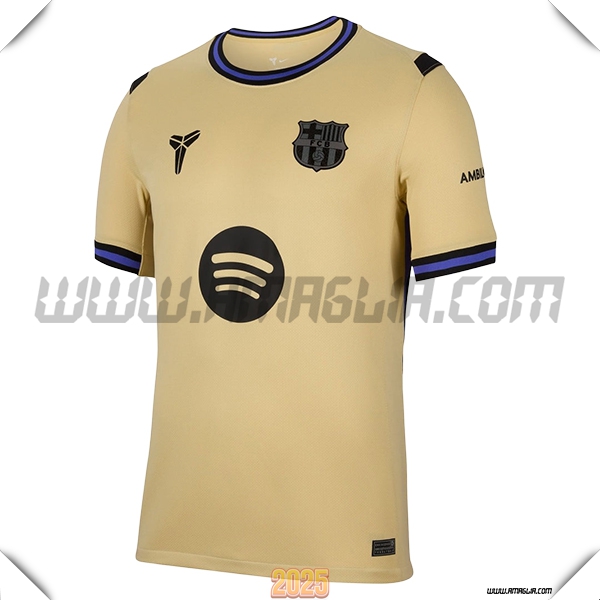 Nuovo Maglia da FC Barcellona Seconda 2025 2026 GIALLO