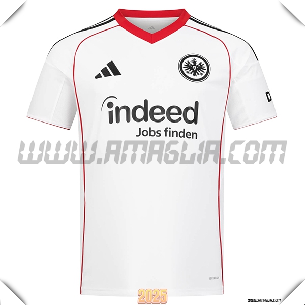 Nuovo Maglia da Eintracht Frankfurt Seconda 2025 2026 Bianco