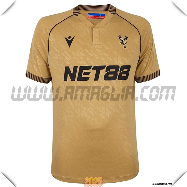 Nuovo Maglia da Crystal Palace Seconda 2025 2026 GIALLO