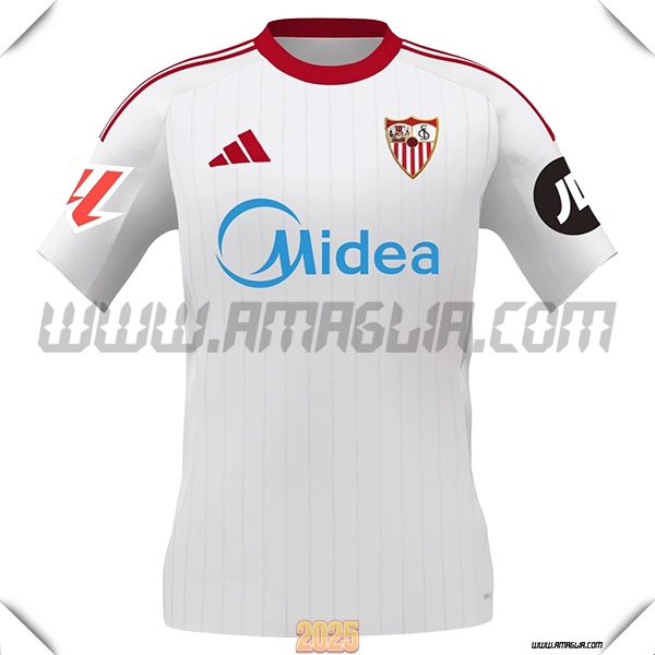Nuovo Maglia da Sevilla FC Prima 2025 2026 Bianco