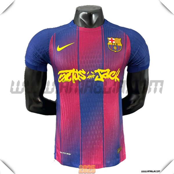 Maglia Calcio FC Barcellona Edizione Speciale Rosso/Blu 2025 2026