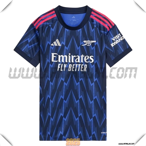 Nuovo Maglia da Arsenal Donne Seconda 2025 2026 Blu/Nero