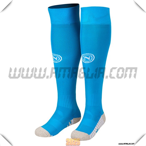Prima Calzini Calcio SSC Napoli 2025 2026 Azzurro Cielo