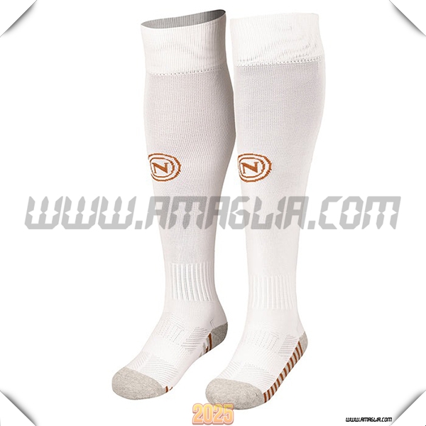 Seconda Calzini Calcio SSC Napoli 2025 2026 Bianco