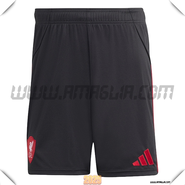 Seconda Pantaloncini FC Liverpool 2025 2026 Nero