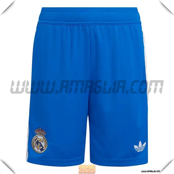 Terzo Pantaloncini Real Madrid 2025 2026 Blu