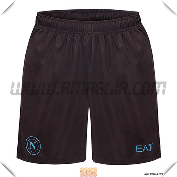 Terzo Pantaloncini SSC Napoli 2025 2026 Marrone
