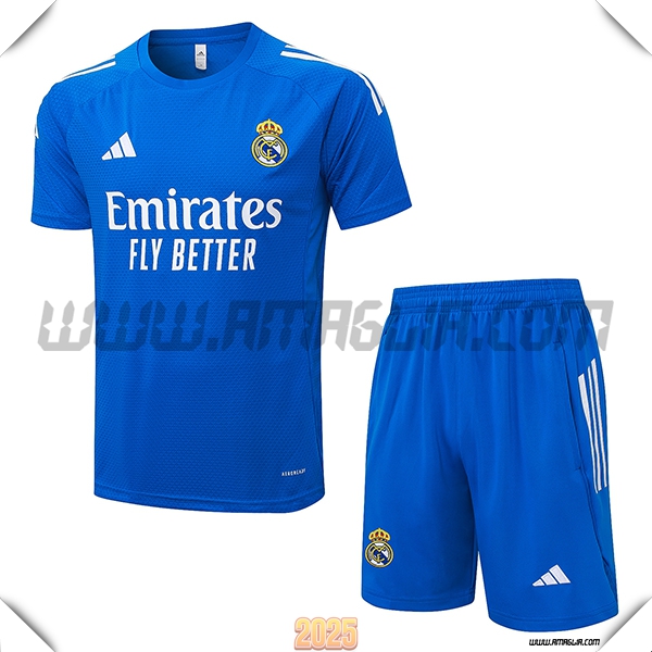 T Shirt Allenamento Real Madrid Blu/Bianco 2025 2026