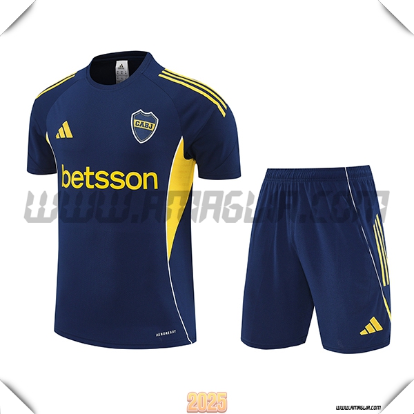 T Shirt Allenamento Boca Juniors Blu/Giallo 2025 2026