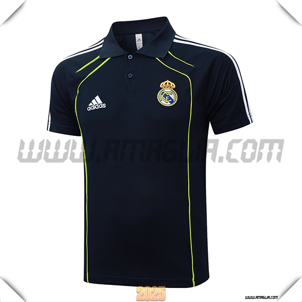 Maglia Polo Real Madrid Nero/Bianco/Verde 2025 2026