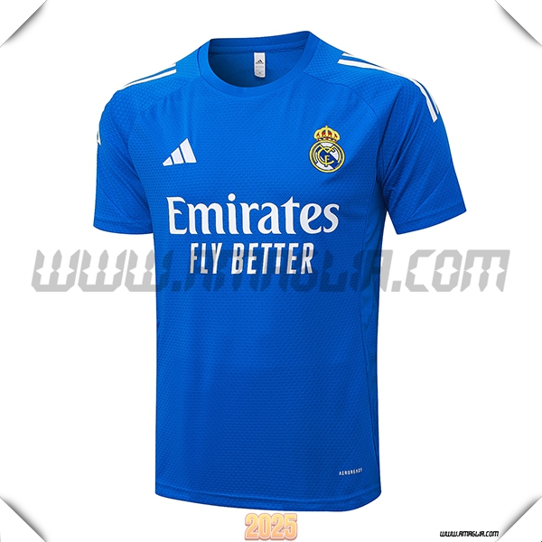 T Shirt Allenamento Real Madrid Blu/Bianco 2025 2026