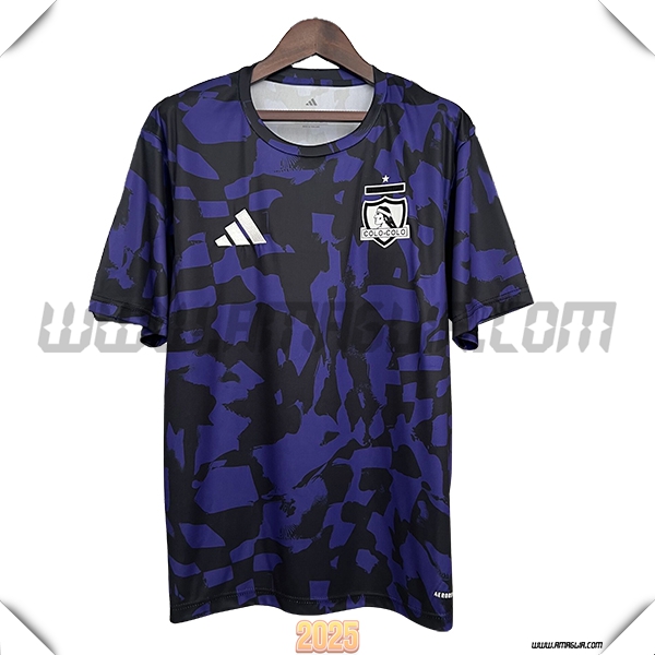 T Shirt Allenamento Colo-Colo viola/Nero 2025 2026