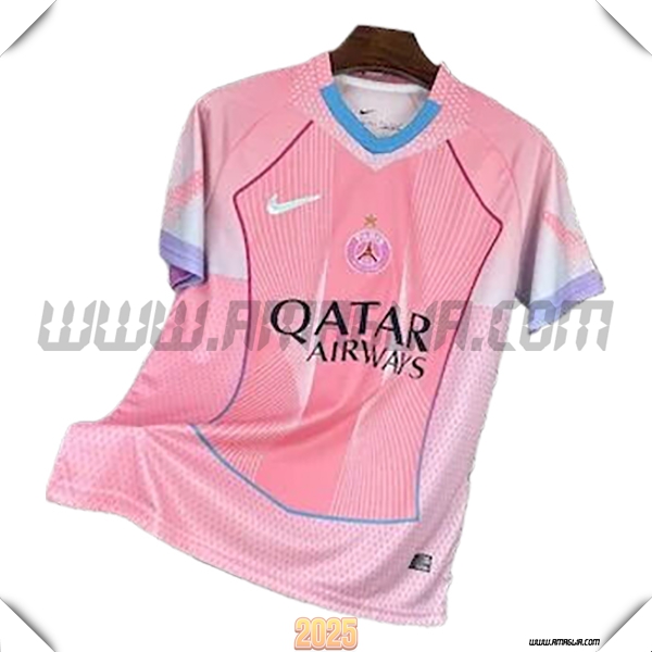 T Shirt Allenamento PSG Rosa 2025 2026