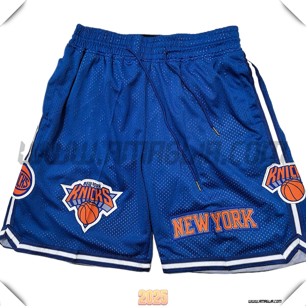 Pantaloncini NBA New York Knicks 2025/26 Blu/Arancia