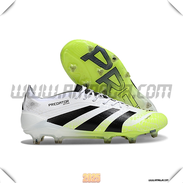 Adidas Scarpe Da Calcio 25 Predator Elite FG Bianco/Nero/Verde