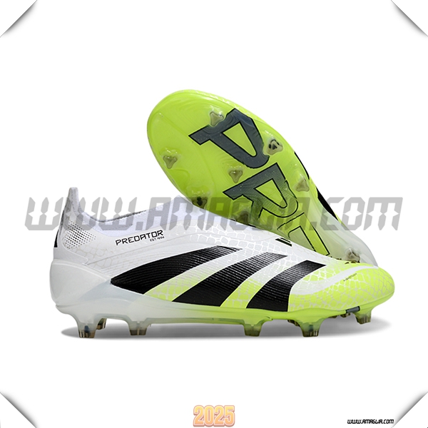 Adidas Scarpe Da Calcio 25 Predator Elite LL FG Bianco/Nero/Verde