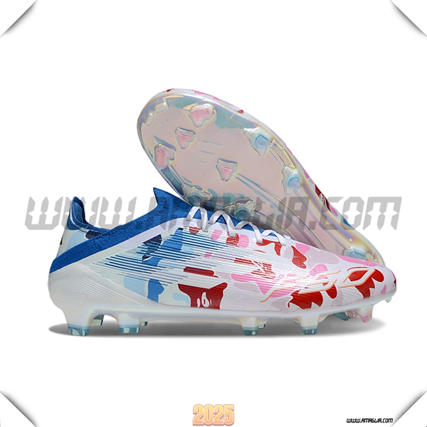 Adidas Scarpe Da Calcio F50 Elite FG Bianco/Blu/Rosa