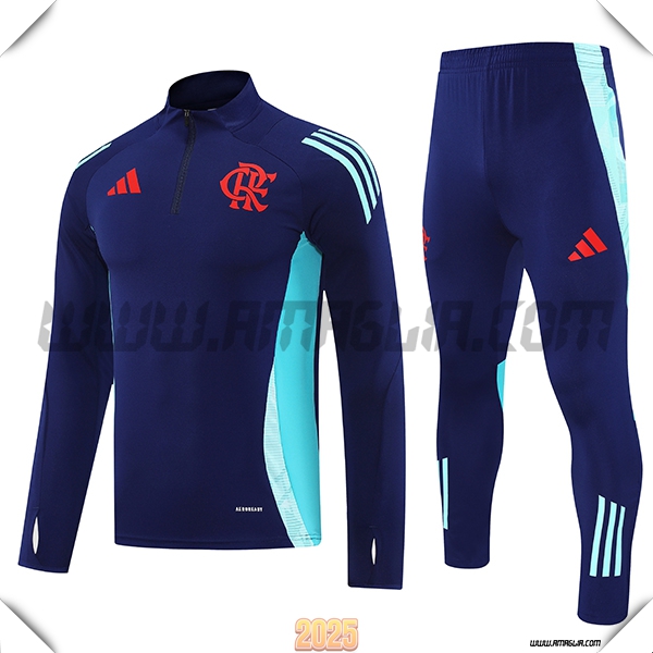 Tuta Calcio Flamenco Blu Reale 2025 2026 -02