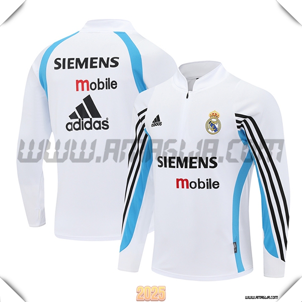 Tuta Calcio Real Madrid Bianco/Blu/Nero 2025 2026