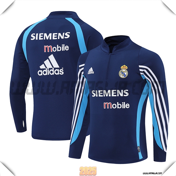 Tuta Calcio Real Madrid Blu Reale 2025 2026 -02