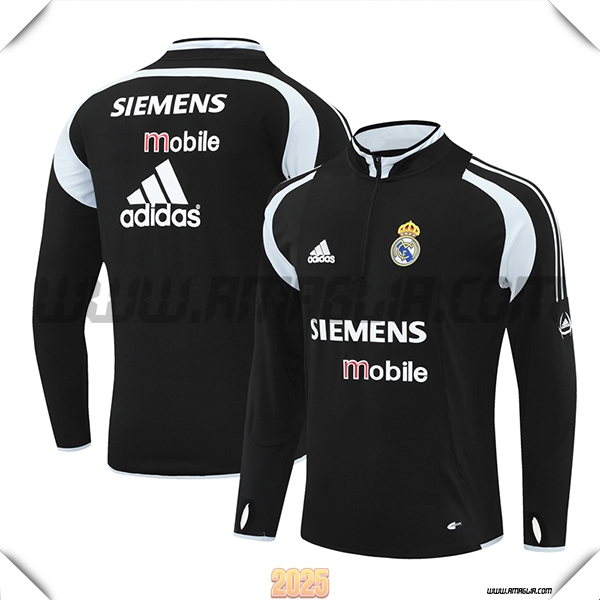 Tuta Calcio Real Madrid Nero/Grigio 2025 2026 -03