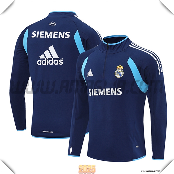 Tuta Calcio Real Madrid Blu Reale 2025 2026 -03