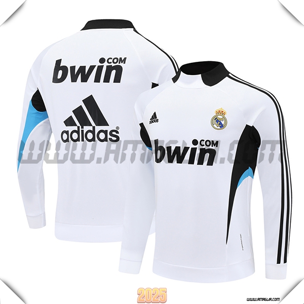 Tuta Calcio Real Madrid Bianco/Nero/Blu 2025 2026