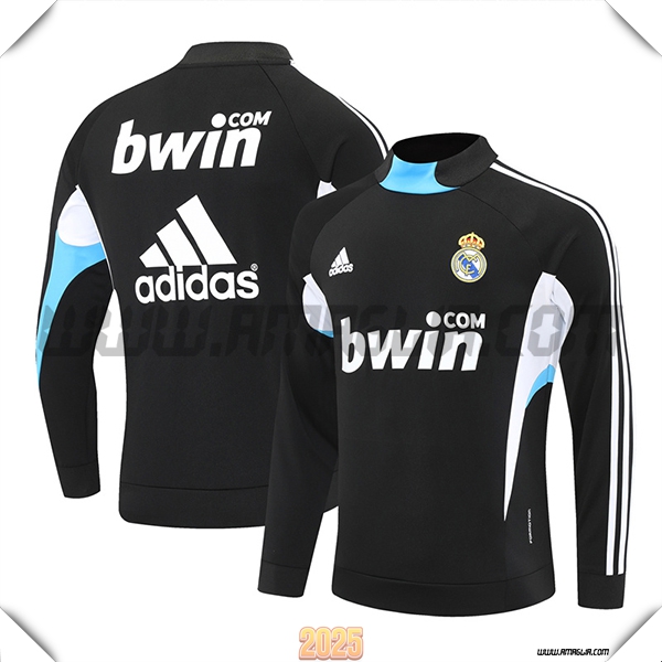 Tuta Calcio Real Madrid Nero/Bianco/Blu 2025 2026