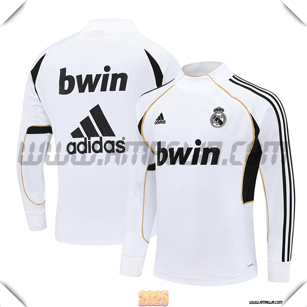 Tuta Calcio Real Madrid Bianco/Nero/Giallo 2025 2026