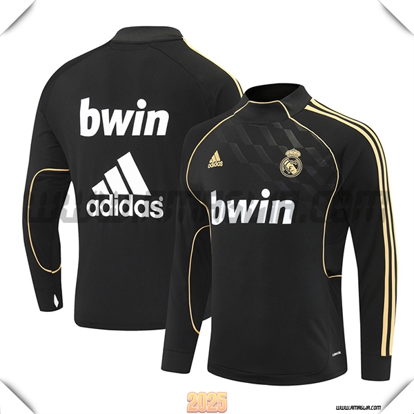 Tuta Calcio Real Madrid Nero/Giallo 2025 2026