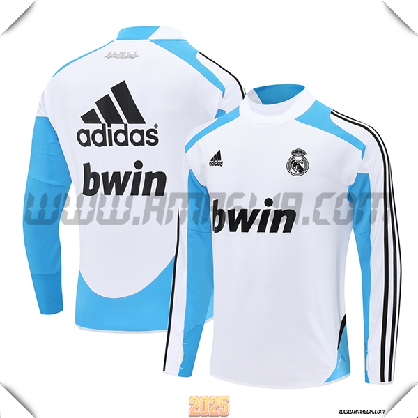 Tuta Calcio Real Madrid Bianco/Blu/Nero 2025 2026 -02