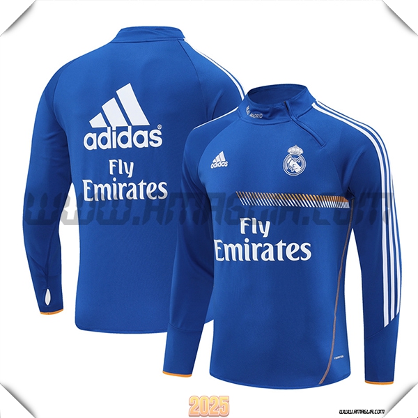Tuta Calcio Real Madrid Blu/Bianco/Arancia 2025 2026