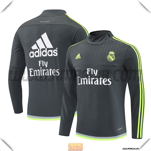 Tuta Calcio Real Madrid Grigio/Verde 2025 2026