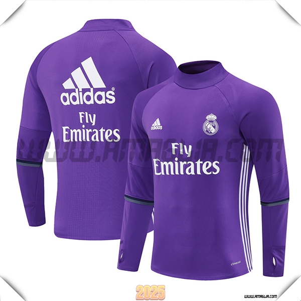 Tuta Calcio Real Madrid viola/Bianco 2025 2026 -02