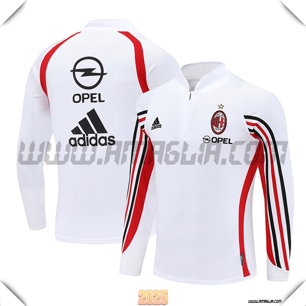 Tuta Calcio AC Milan Bianco/Rosso/Nero 2025 2026